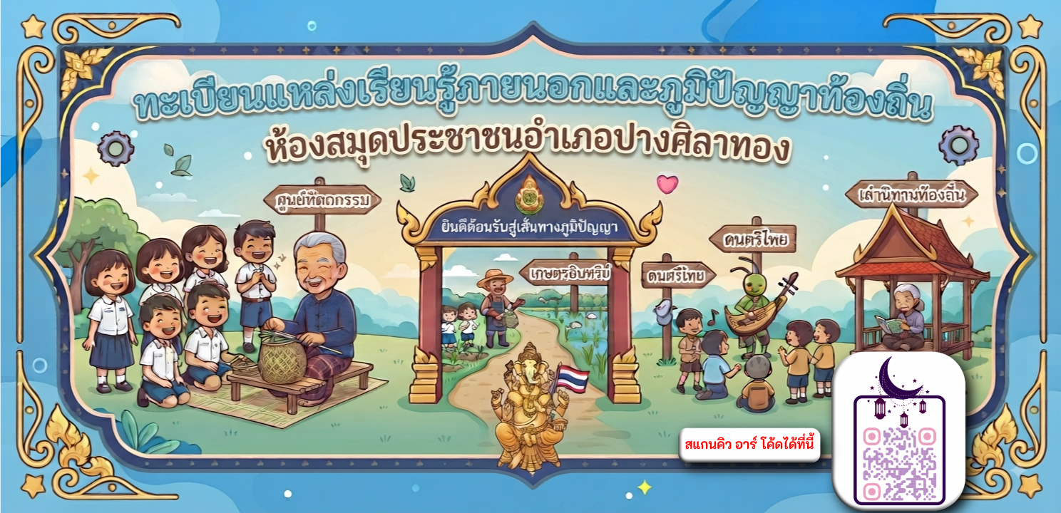 ทะเบียนแหล่งเรียนรู้ภายนอกและภูมิปัญญาท้องถิ่น